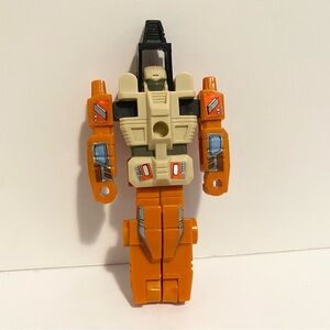 Vintage Hasbro Transformers Pretenders G1 Robot CROSSBLADES Orange 1989 80s Toy